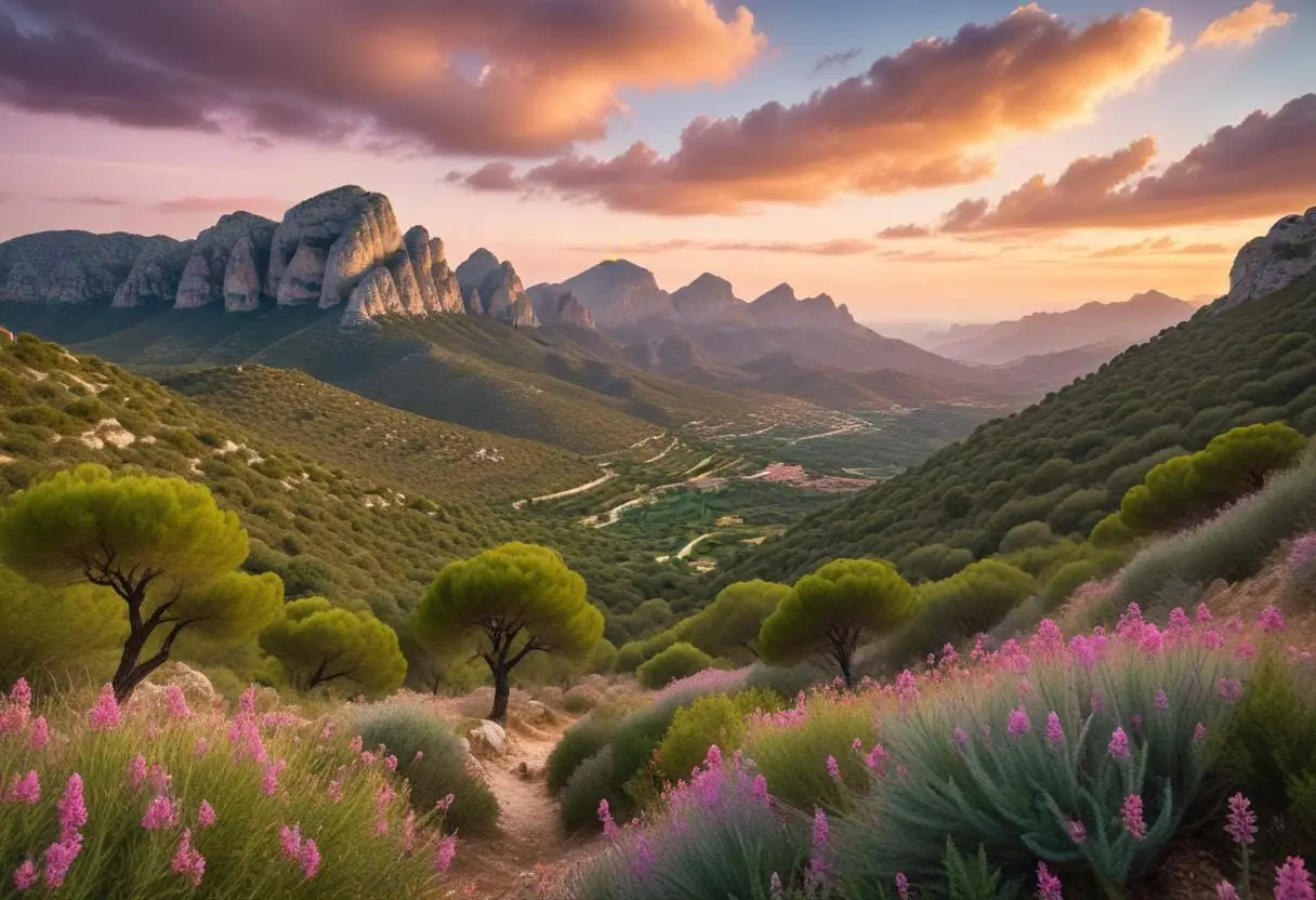 Berglandskap nära Alcudia