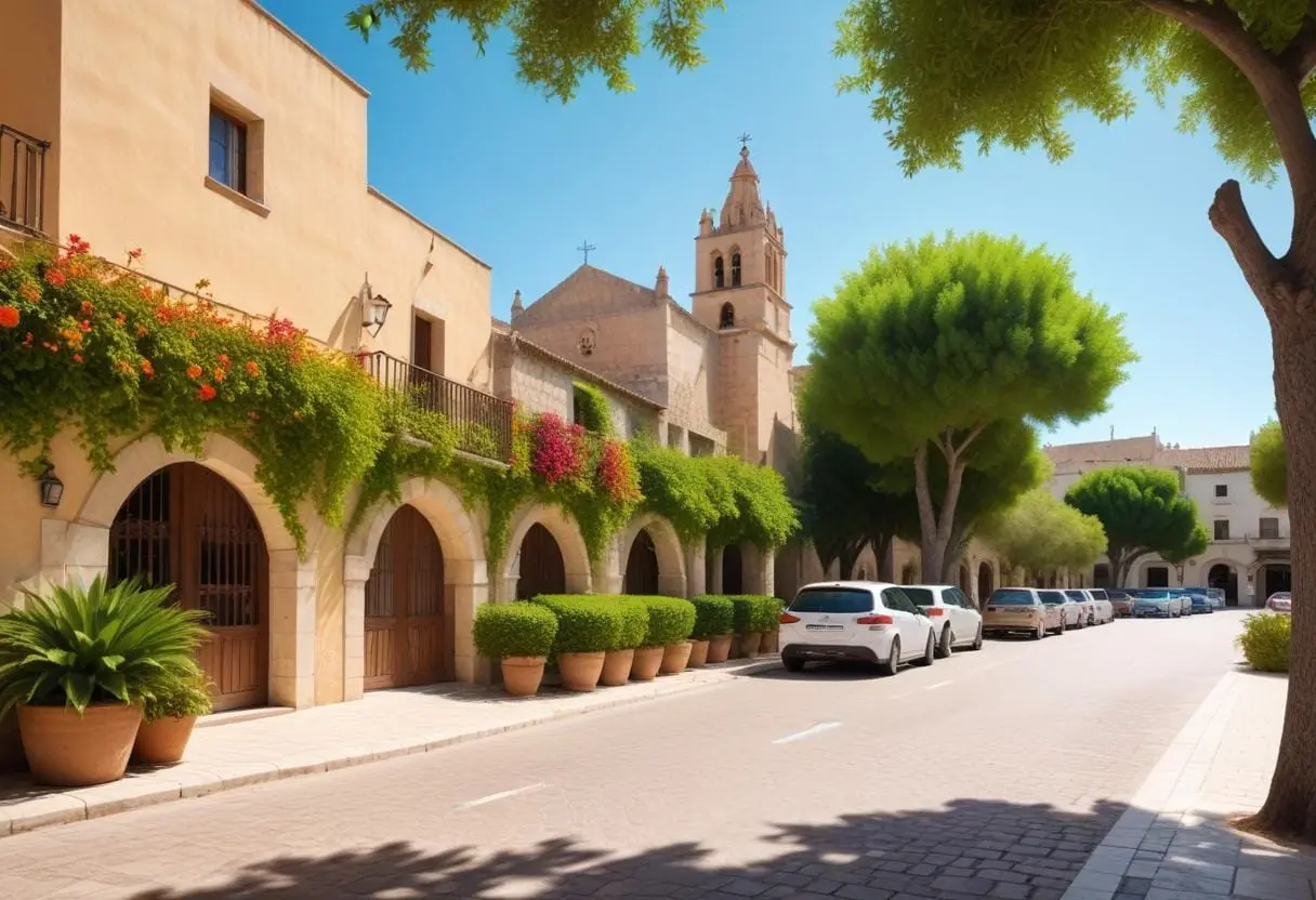 Parkering i Alcudia